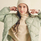 GIRLS QUILTED JACKET - SAGE