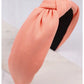 ROMERO KNOT HEADBAND - PEACH