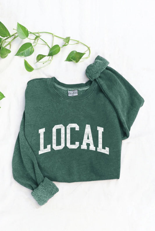 LOCAL SWEATSHIRT - DUSTY FOREST