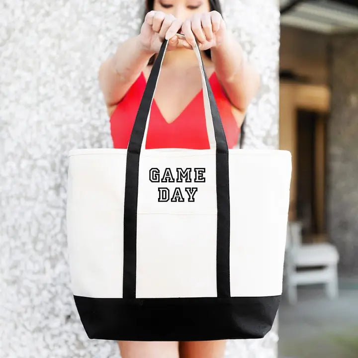 GAME DAY BLACK EVERYDAY TOTE