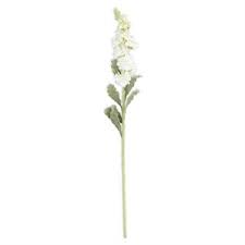 20.5" WHITE STOCK FLOWER STEM