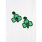 LUCK O THE IRISH SHAMROCK EARRINGS