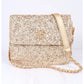 EVELYN CROSSBODY GLITTER - GOLD