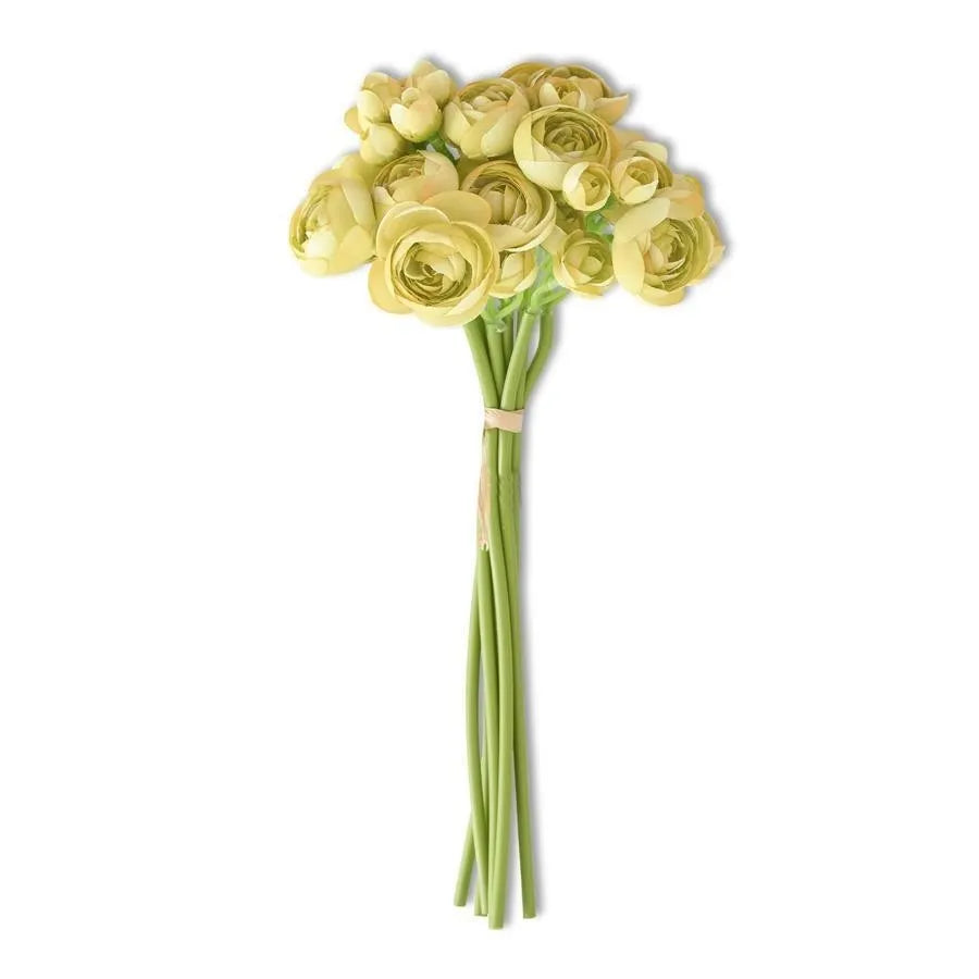 11" YELLOW MINI RANUNCULUS BUNDLE