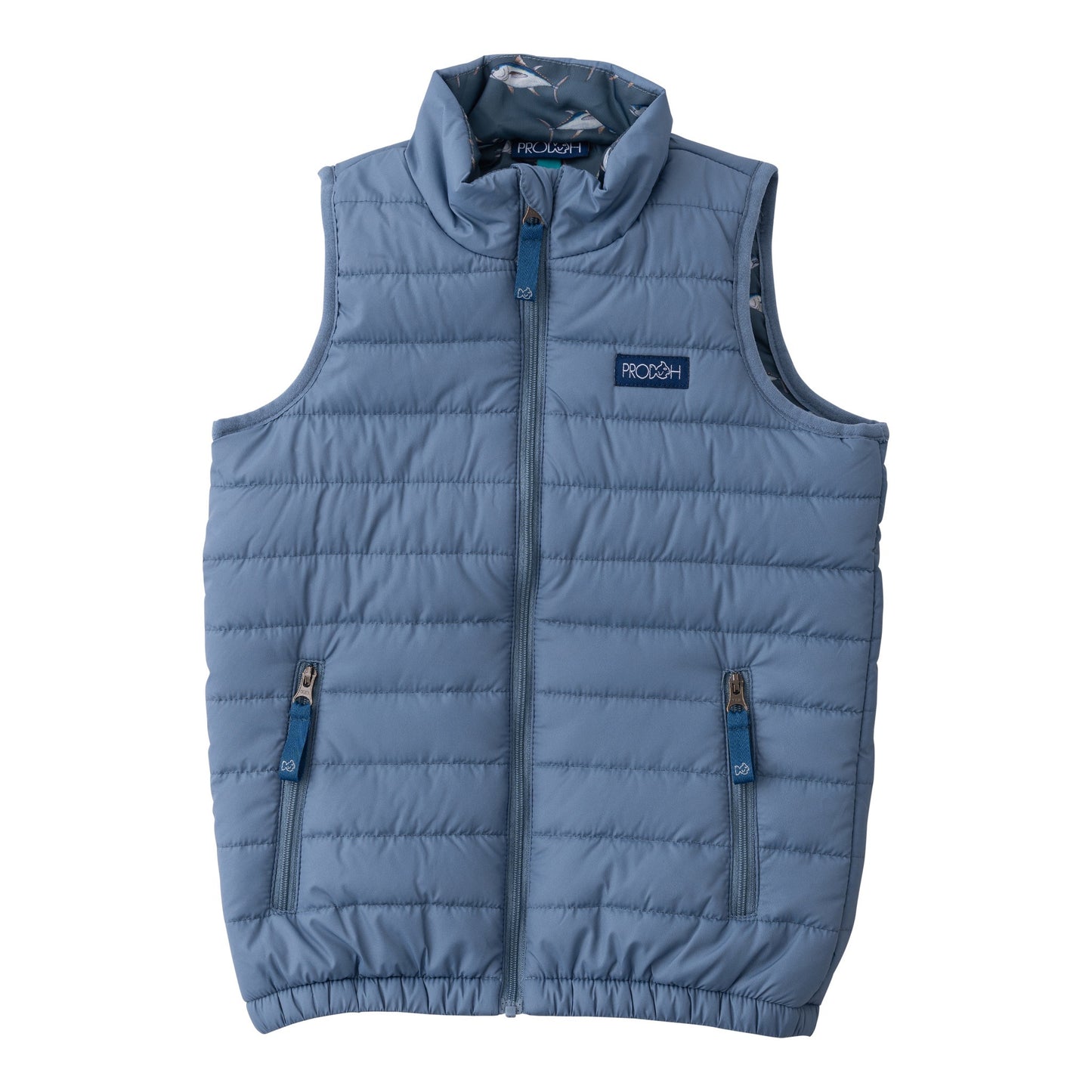 PUFFER VEST - BLUEFIN