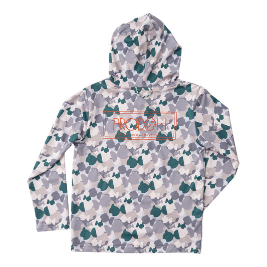 PRO PERFORMANCE HOODIE T-SHIRT - BOY'S CAMO