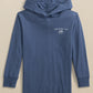 KIDS SHARK TOOTH SKIPJACK HOODIE T-SHRIT - LIGHT INDIGO