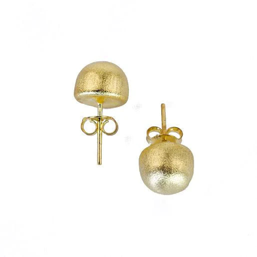 LILOU STUDS - BRUSHED GOLD