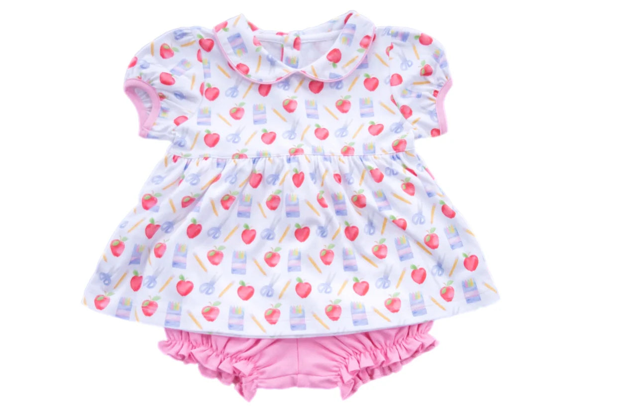 SALLY KNIT BLOOMER SET - BACK TO SCHOOL