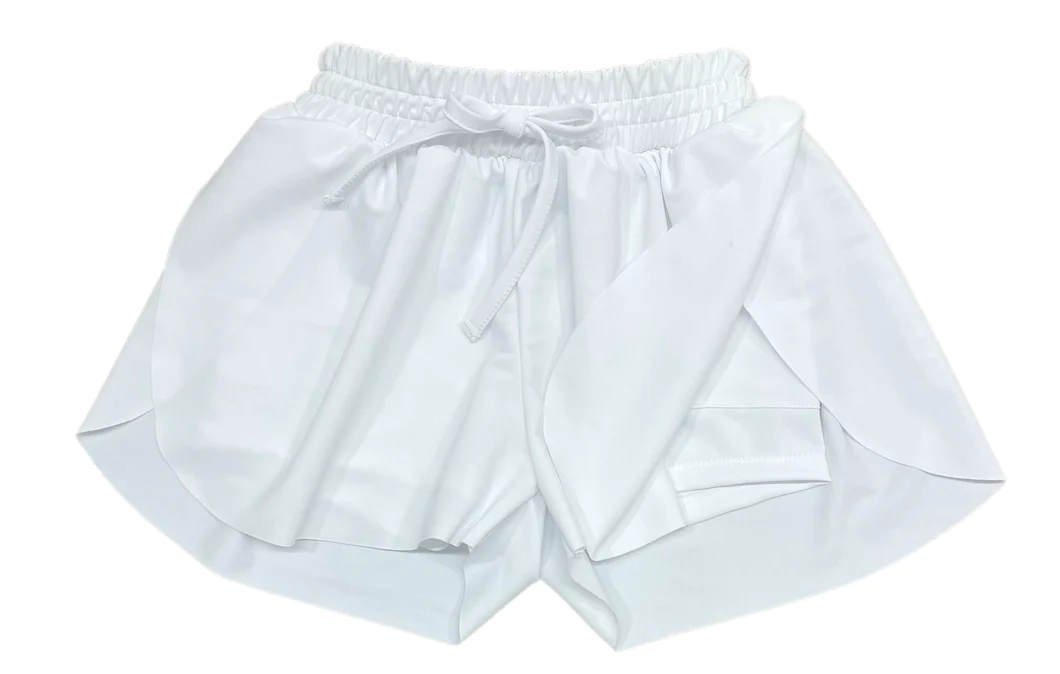 WHITE BUTTERFLY SHORTS