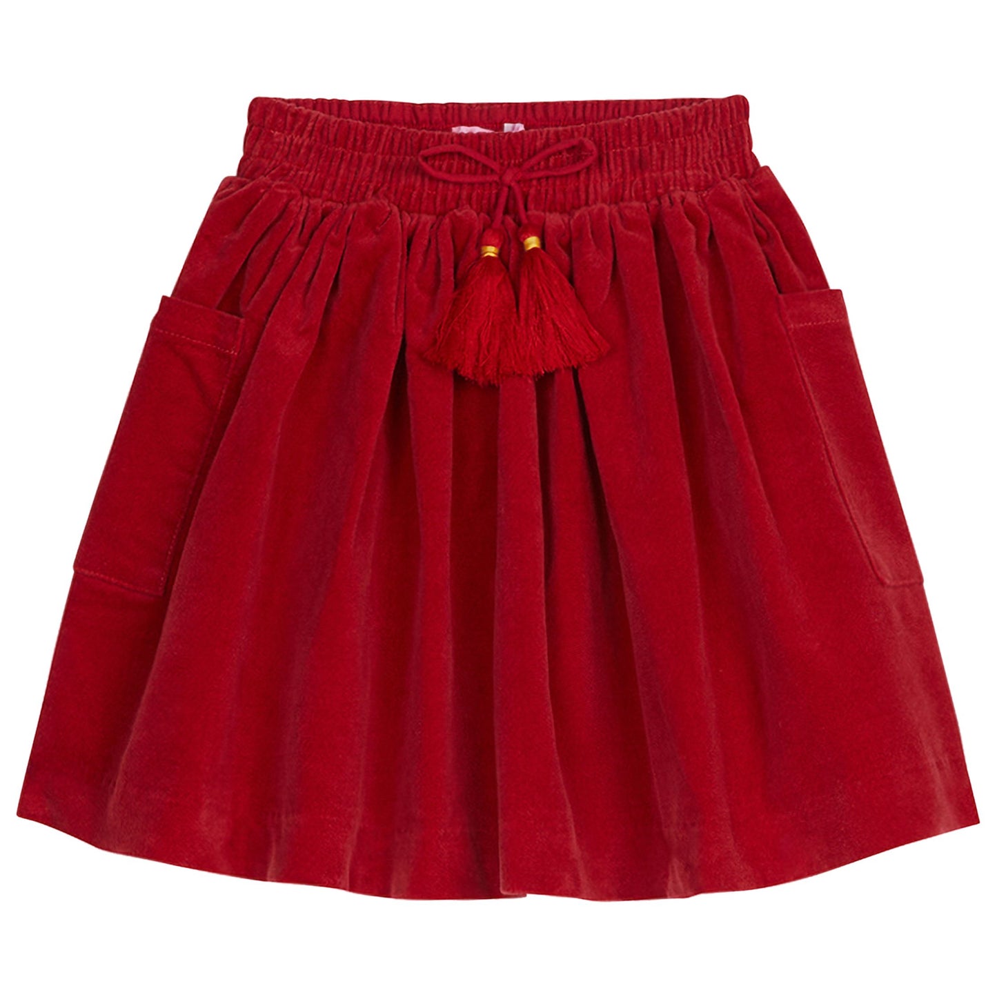 CIRCLE SKIRT - RED VELVET