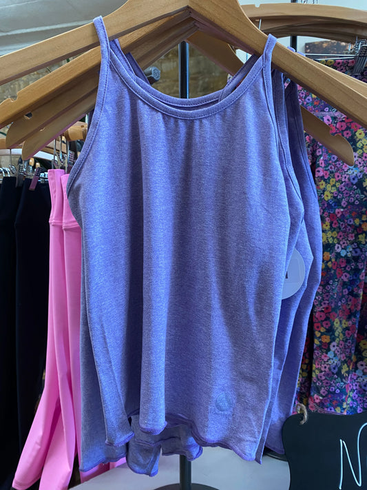 GIRLS RAZORBACK TANK - LILAC