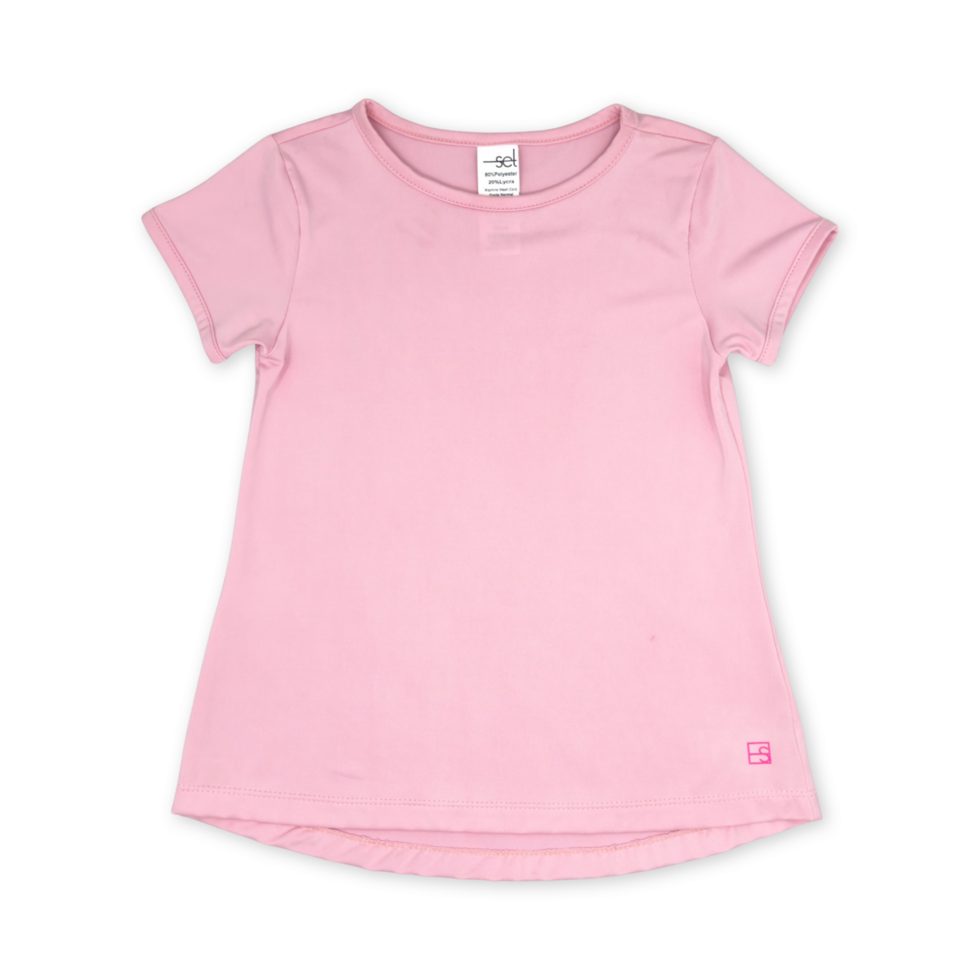 BRIDGET BASIC T - COTTON CANDY PINK