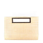 CHLOE CLUTCH - STRAW