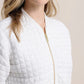 SUTTON QUILTED HEATHER JACKET - HEATHER STAR WHITE