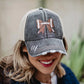 FOOTBALL BOW COQUETTE PATCH TRUCKER HAT