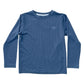 LONG SLEEVE PRO PERFORMANCE FISHING TEE - MOONLIGHT BLUE