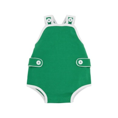 SKIPPER SUNSUIT - KIAWAH KELLY GREEN/WORTH WHITE