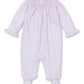 FOOTIE W/ HAND SMOCKING - PINK