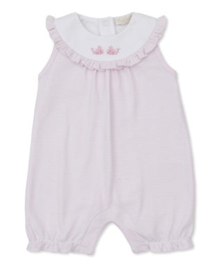 SHORT PLAYSUIT PINK - CRABS & WHALES