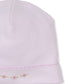 HAT W/ HAND EMBROIDERED - BILLOWY BOWS PINK