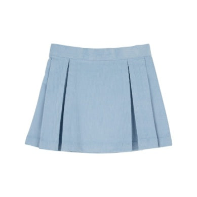 PARSON PLEATED SKIRT - BARRINGTON BLUE