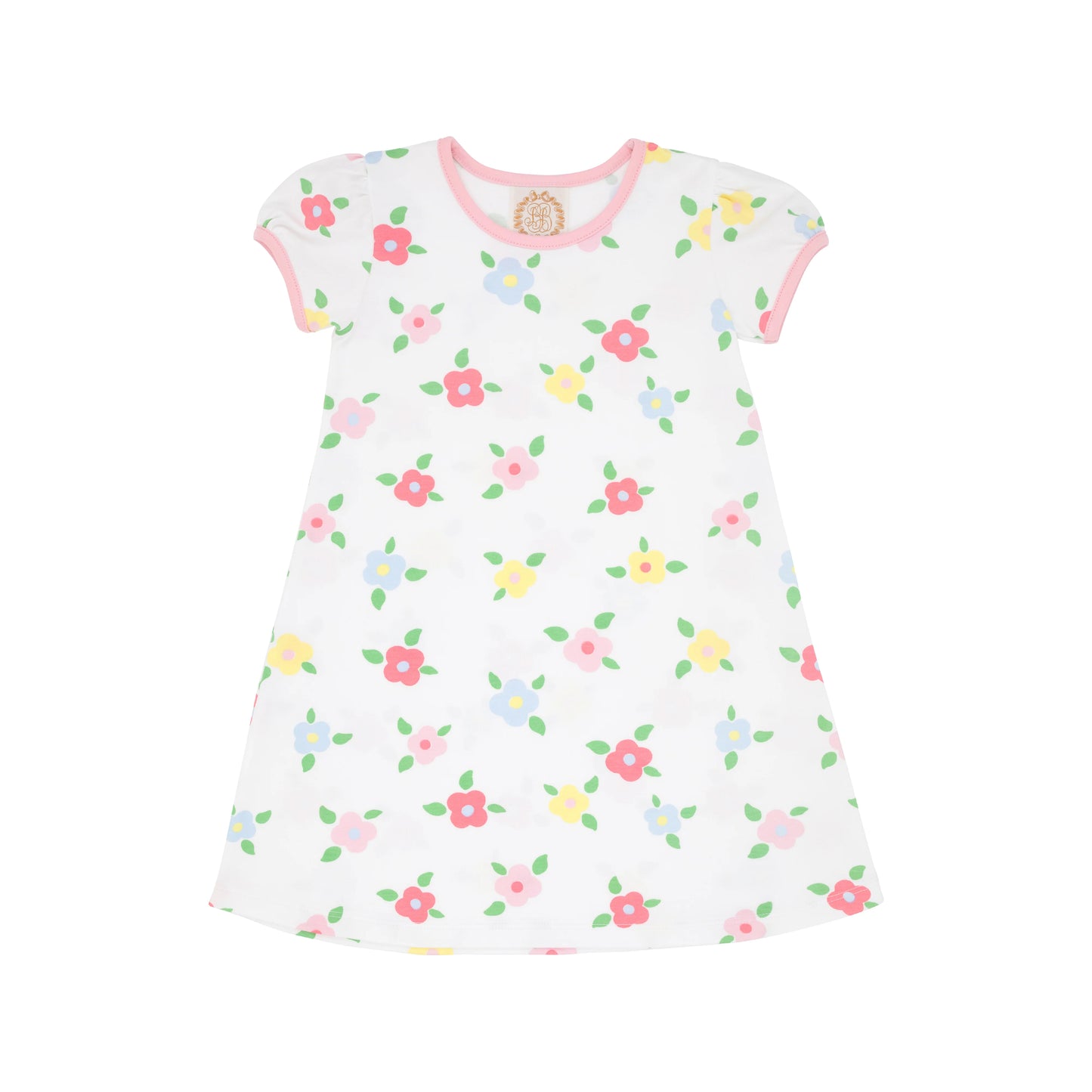 PENNY'S PLAY DRESS - LITTLE GASPARILLA GARDEN/SANDPEARL PINK