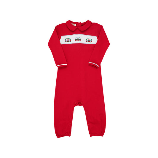 RIGSBY ROMPER - RED DRUM SMOCKING