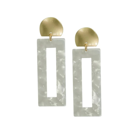 ANSLEY EARRINGS - WHITE