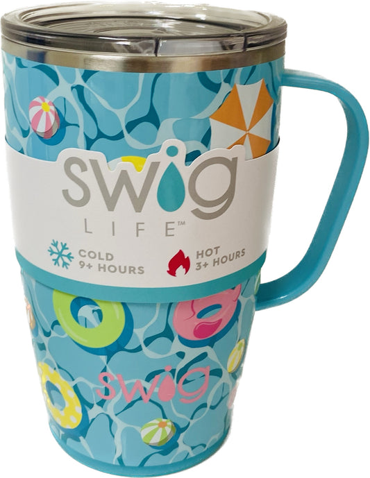 Swig 18 oz Travel Mug Aqua